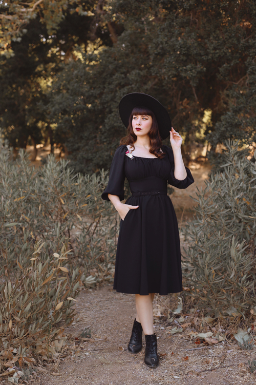 Vixen By Micheline Pitt Vacation Dress in Black