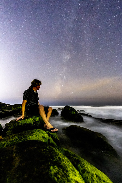 Milky Way Self-Portrait At Windansea Beach. 4/4