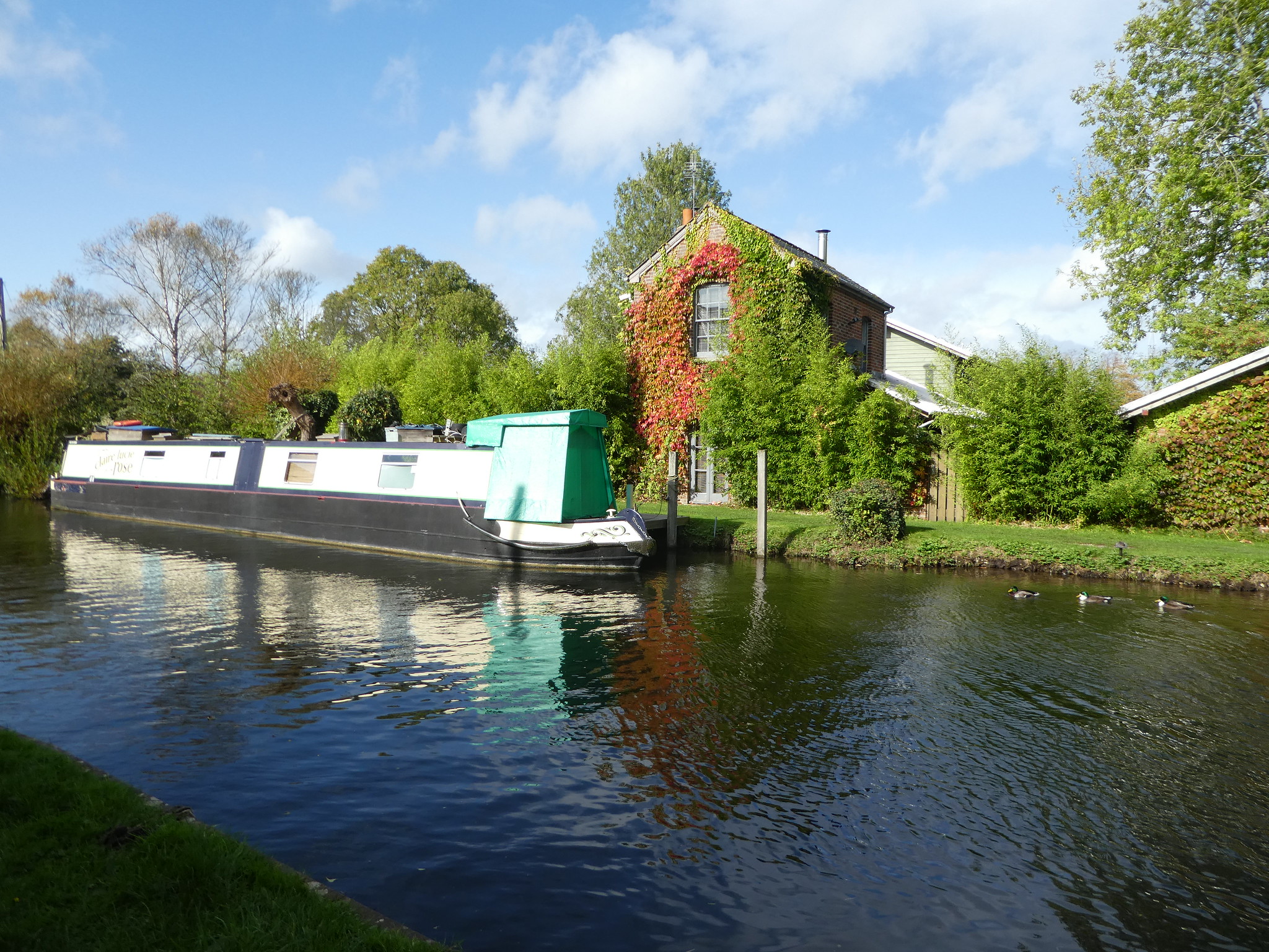The Kennet and Avon Canal in Newbury, Berkshire