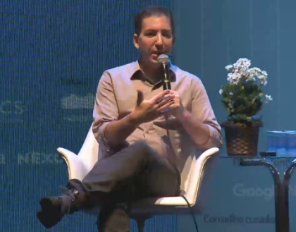 Glenn Greenwald: The future of journalism lies in leaks. Photo: YouTube screenshot