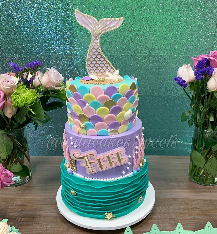 Mermaid Cake by Laila Cakes & Sweets