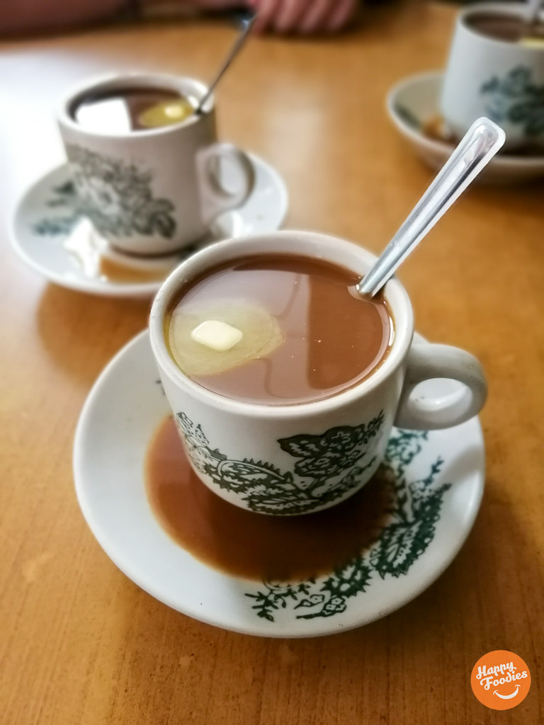Buttered coffee at Hiap Yak Tea Shop at RM 3