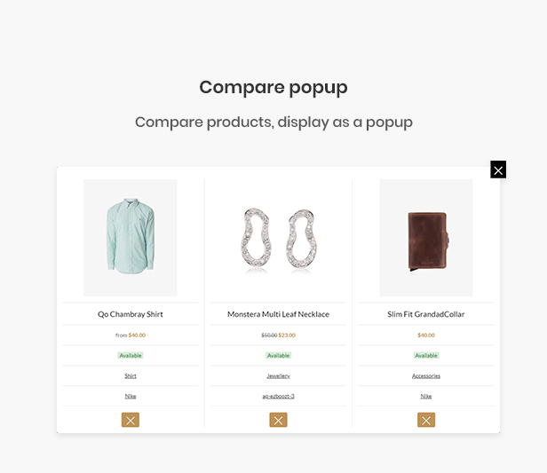 Ap 2020 Free Shopify eCommerce Theme - compare