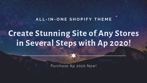 Ap 2020 Free Shopify eCommerce Theme
