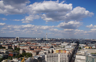 7-114  Panoramapunkt uitzicht richting Alexanderplatz