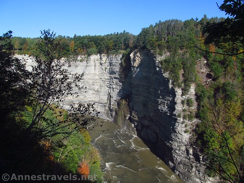 Cliffs of Letchworth Gorge from the Genesee Valley Greenway, Letchworth State Park, New York