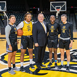 Secretary Pompeo Meets With Wichita State Basketball Coaches and Players Secretary of State Michael R. Pompeo meets with coaches and players of the women’s basketball team at Wichita State University in Wichita, Kansas, on October 25, 2019. [State Department photo by Ron Przysucha/ Public Domain]