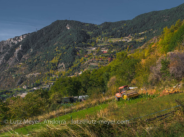 Andorra rural landscape: Encamp, Vall d'Orient, Andorra