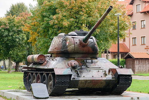 t34 tank panzer museum polen braniewo t3485