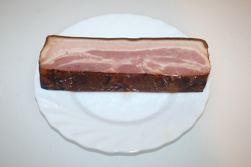 11 - Zutat Schinkenspeck / Ingredient bacon