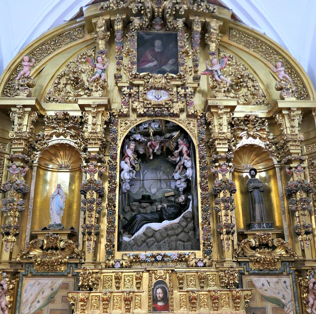 Toledo - 380 - Church of San Ildefonso - Altarpiece of San Francisco Javier - Pedro de LUNA - 1756