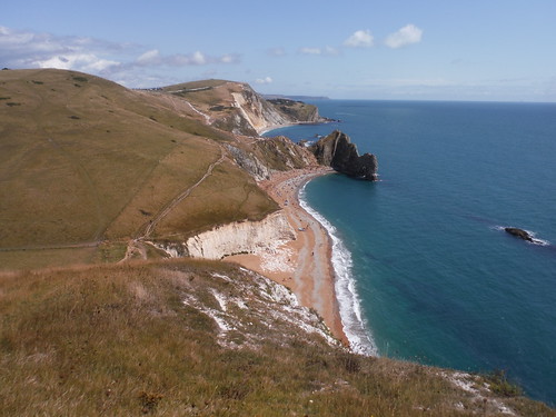 Easterly View from Swyre Head SWC Walk 346 - Wool Circular (via The Warren and Lulworth Cove and Castle)