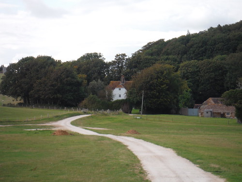 Park Lodge, Lulworth Park SWC Walk 346 - Wool Circular (via The Warren and Lulworth Cove and Castle)