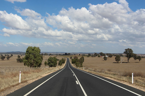 australia new south wales road travel outdoor castlereagh highway landscape field forest view