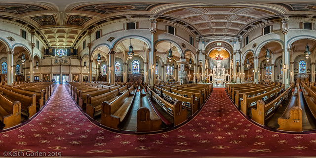 Saints Peter and Paul Church (equirectangular), San Francisco