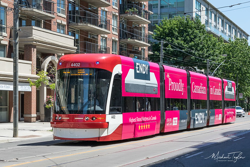 TTC 4402 | TTC 4402 is a Bombardier Flexity 5-section street… | Flickr