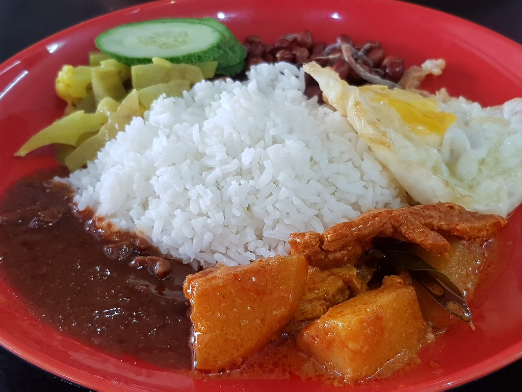 马来椰酱饭 Malay Vegetarian Nasi Lemak rm$6 @ 恩法堂 En Fa Tang USJ1