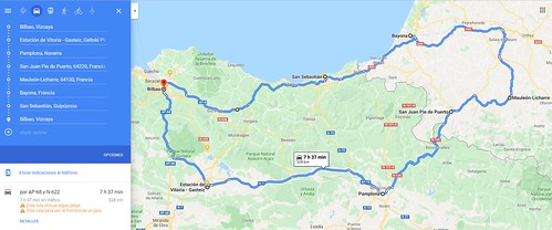 Vuelta a Euskal Herria, 7 Capitales y 2 Estados, en vehículo eléctrico y un fin de semana