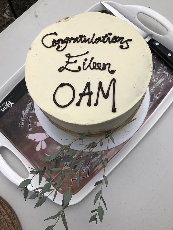 The celebratory cake