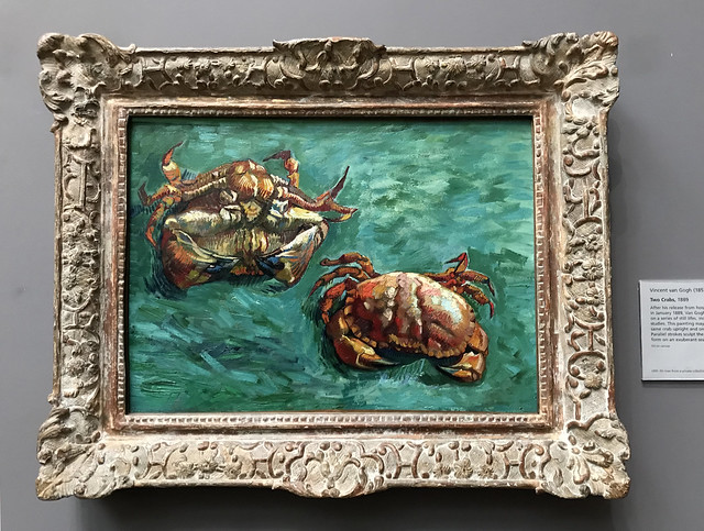 Two Crabs by Vincent van Gogh - The National Gallery, London 2019