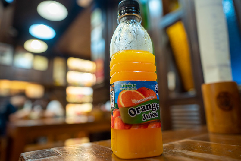 ティップサマイのオレンジジュース