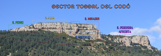 La Vall de Lord -20- Sector Tossal de la Creu del Codó -01- Panorámica Global 02 - Con subsectores (Octubre'19)