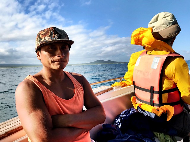 Deck hand, Galápagos Islands