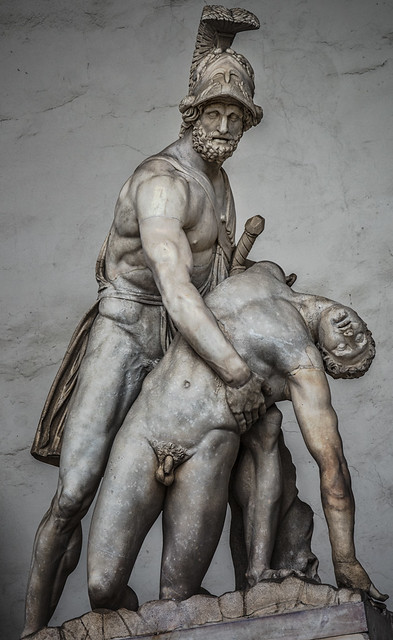 Ajax Carrying the Body of Achilles (Pasquino Group), Loggia dei Lanzi, Firenze DSC_0396