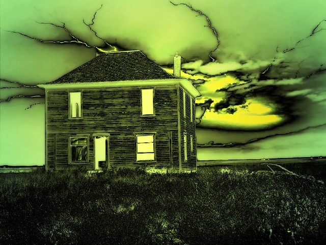 Abandoned Ominous Haunted House