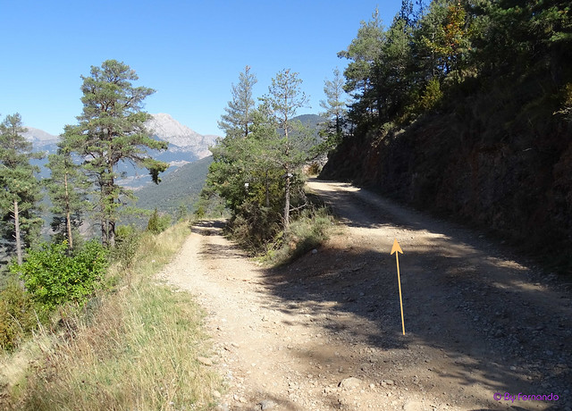 La Vall de Lord'19 -18- Ruta Montcalb-El Ferrús-Peguera -04- Camí a Peguera -00- desvío a la derecha (05-10-2019)