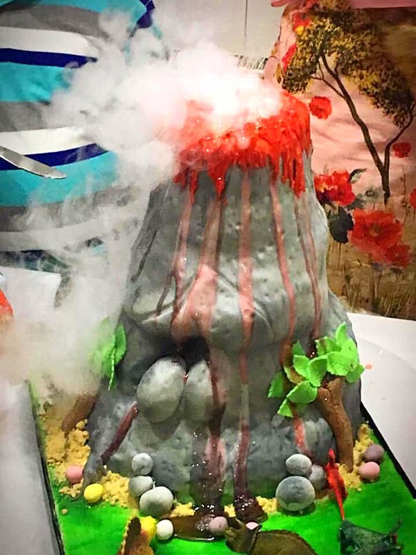 Volcano Cake by Ghazala Anwer