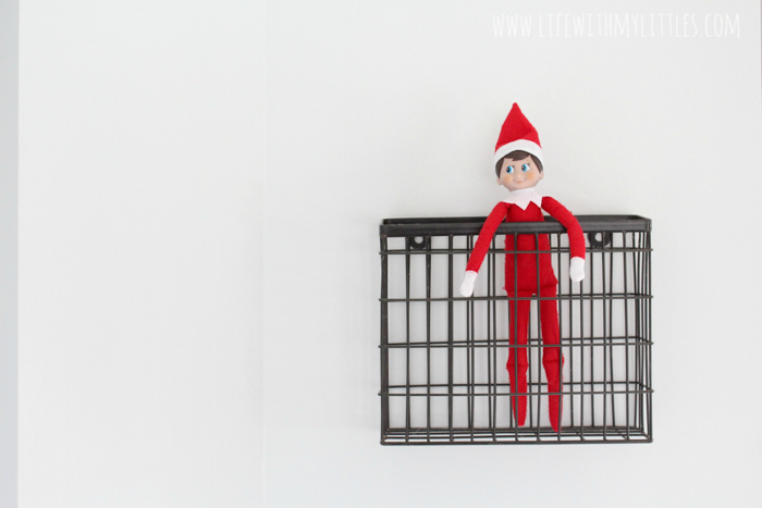 The Elf on the Shelf doesn't have to be an exhausting, stressful charade every night! Here's the easiest way to do the Elf on the Shelf that will make it an easy, fun Christmas tradition for your family!