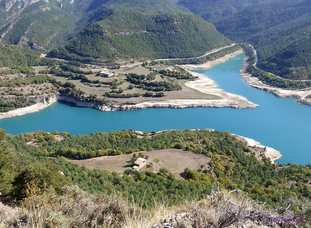 La Vall de Lord'19 -19- Ruta 01 por la Mola de Lord -13- Camí de Sant Jaume -05- Mirador de la Ermita -04- Cases de Posada, Pantà Llosa del Cavall y Cal Sallord (o Sellort) (11-10-2019)