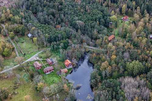 trävattna flygfoto floby västragötaland sverige