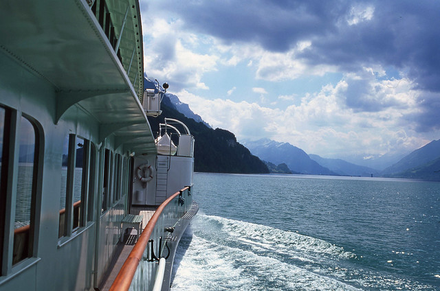 On board the 'Lotschberg '  -with Lake Brienz . Jun'06