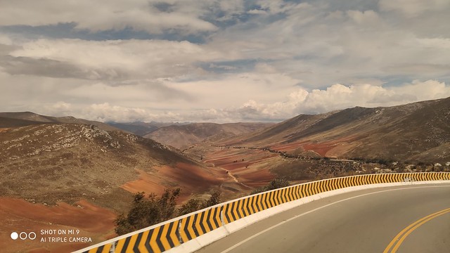 On the bus from Lima to Tarma, Peru