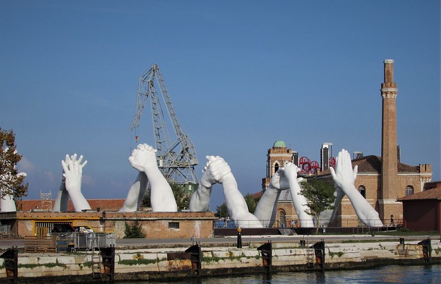 Biennale 2019 di Venezia, the port of Arsenale