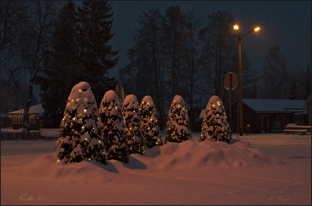 Winterabend in Kärdla