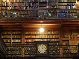 Clock and Books | by mikecogh