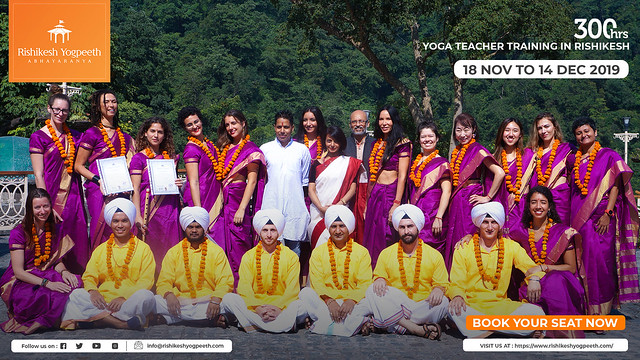 300 hour Yoga Teacher Training In Rishikesh