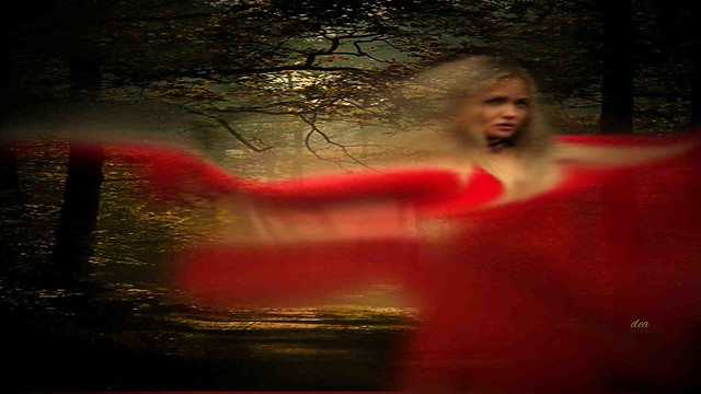 my evanescent red dress