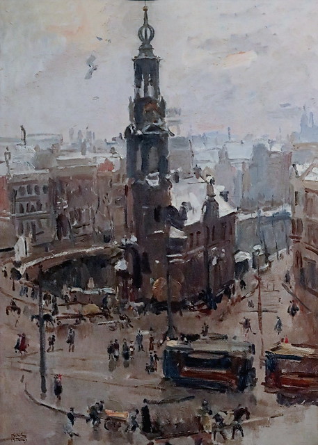 IMG_2385B Isaac Israëls 1865-1934. La Haye. The Munttoren in Amsterdam. 1918 Utrecht Centraal Museum