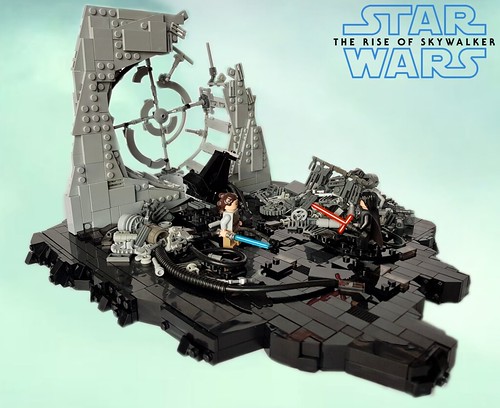 LEGO STAR WARS MOC Emperor Palpatine throne room on Death Star PDF instruction 