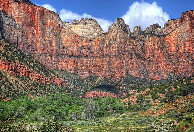 The Towers of the Virgin in Zion National Park, Utah