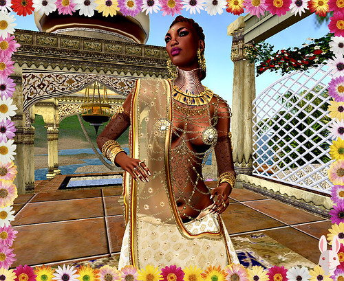 Nubian Princess I wish for Muintir another daisy frame. Flic