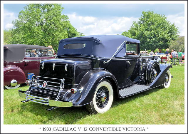 1933 Cadillac V-12 Convertible Victoria