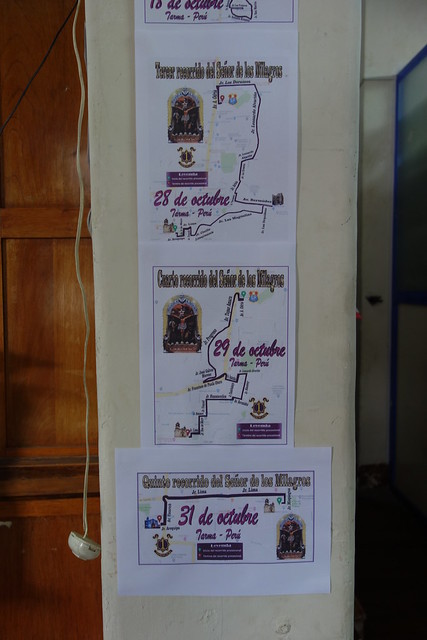 Route Maps - The Festival of the Señor de los Milagros - Tarma, Junin, Peru