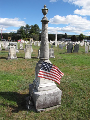 bingham maine me villagecemetery civilwar grave gravestone american veteran