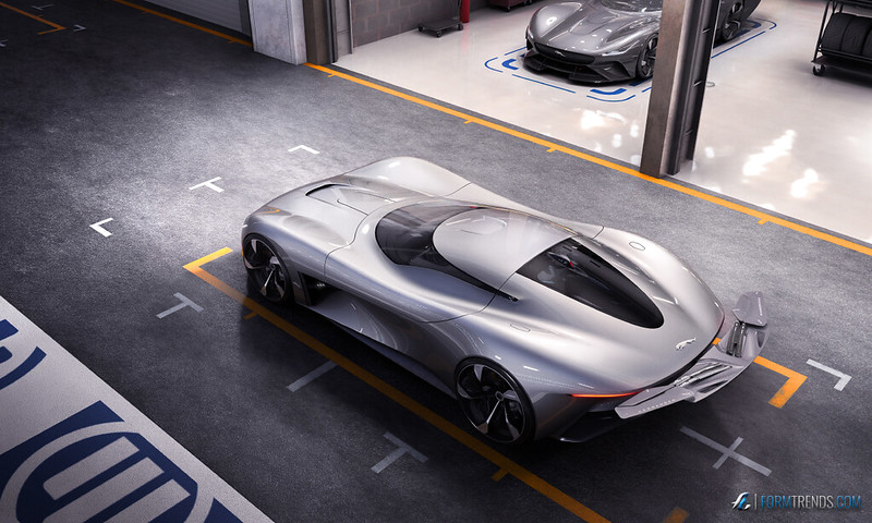 Jaguar Vision Gran Turismo Coupe exterior rendering