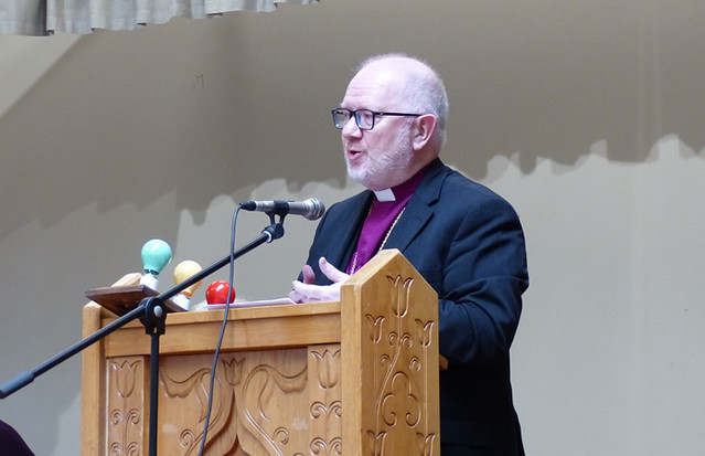 Archbishop Clarke addressing Armagh Diocesan Synod.